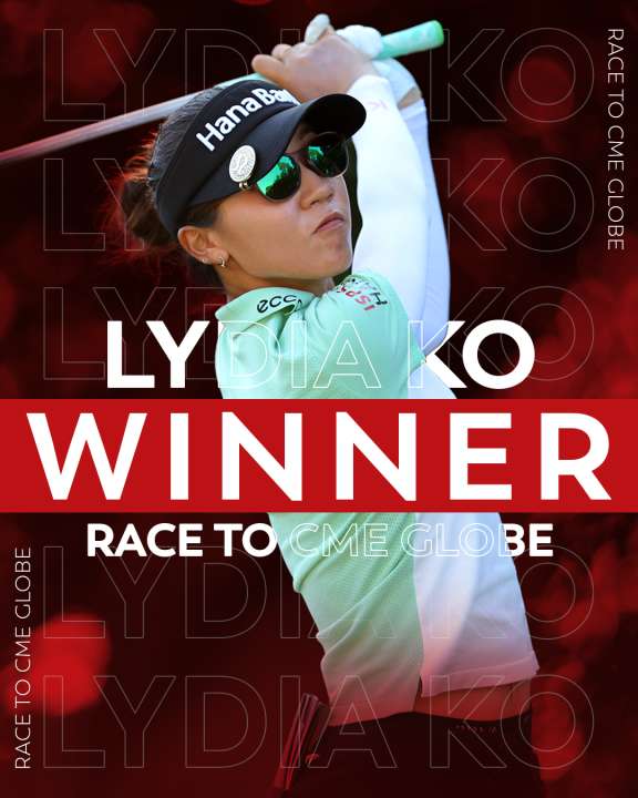 LYDIA KO - Race to CME Globe Siegerin