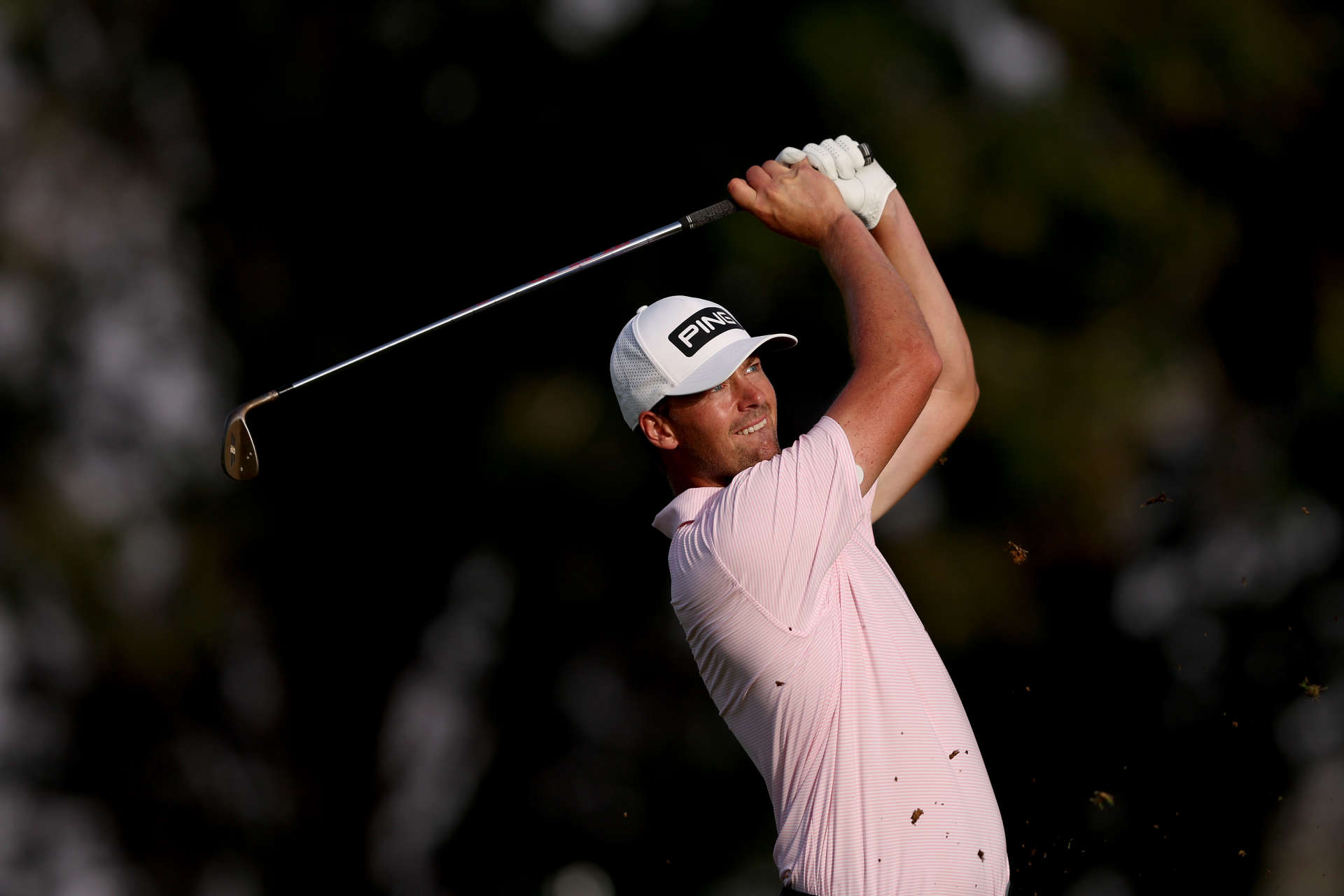 RAS AL KHAIMAH, UNITED ARAB EMIRATES - FEBRUARY 03: Victor Perez of France plays his second shot from the 16th Hole on Day Two of the Ras Al Khaimah Championship at Al Hamra Golf Club on February 03, 2023 in Ras al Khaimah, United Arab Emirates. (Photo by Warren Little/Getty Images)