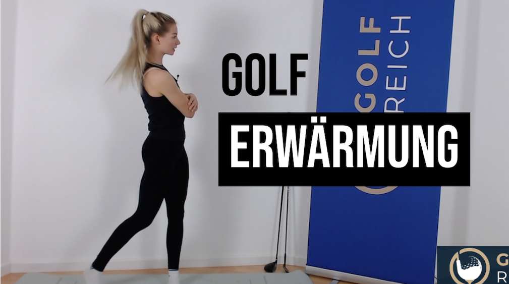 Golf Erwärmung mit Fitness Trainerin Elena Witzel