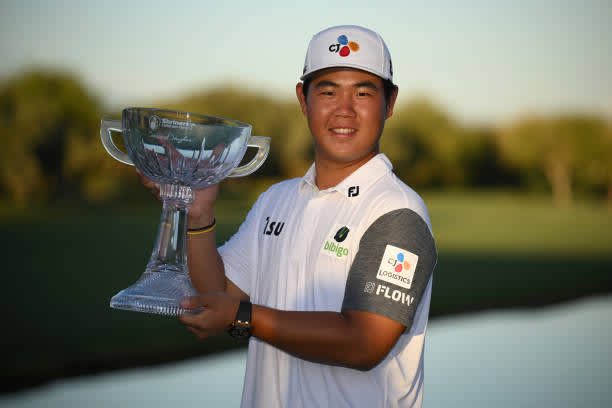 Tom Kim
Alter: 21
Herkunftsland: Südkorea
Bisherige Masters-Teilnahmen: 1
Qualifiziert als: Top-50 OWGR Ende 2024(Foto: Getty)