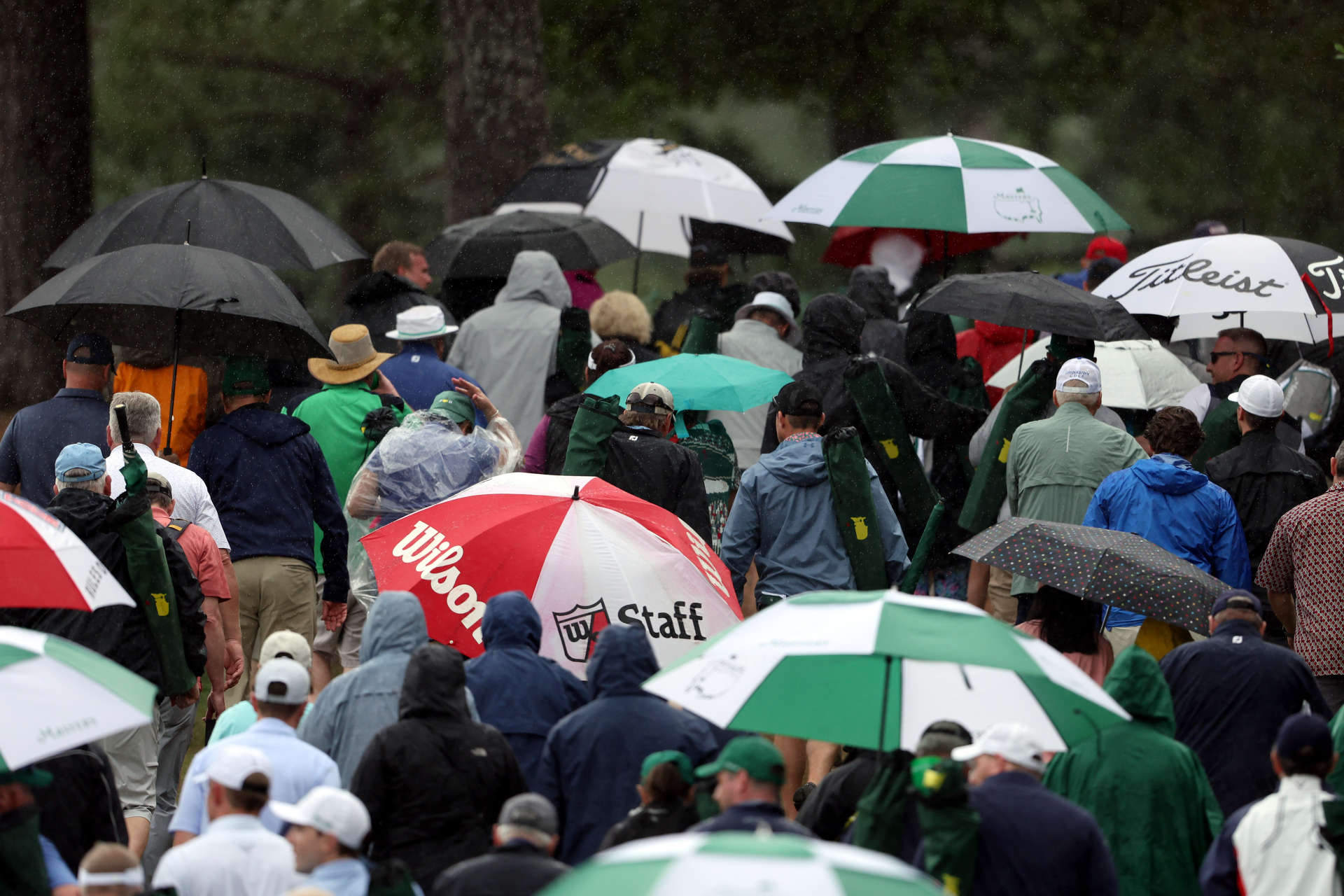 US Masters 2023: Fighting against the rain