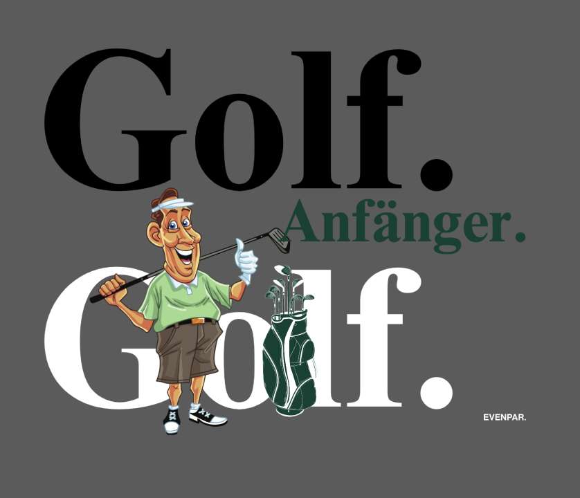 Anfänger im Golfshop.