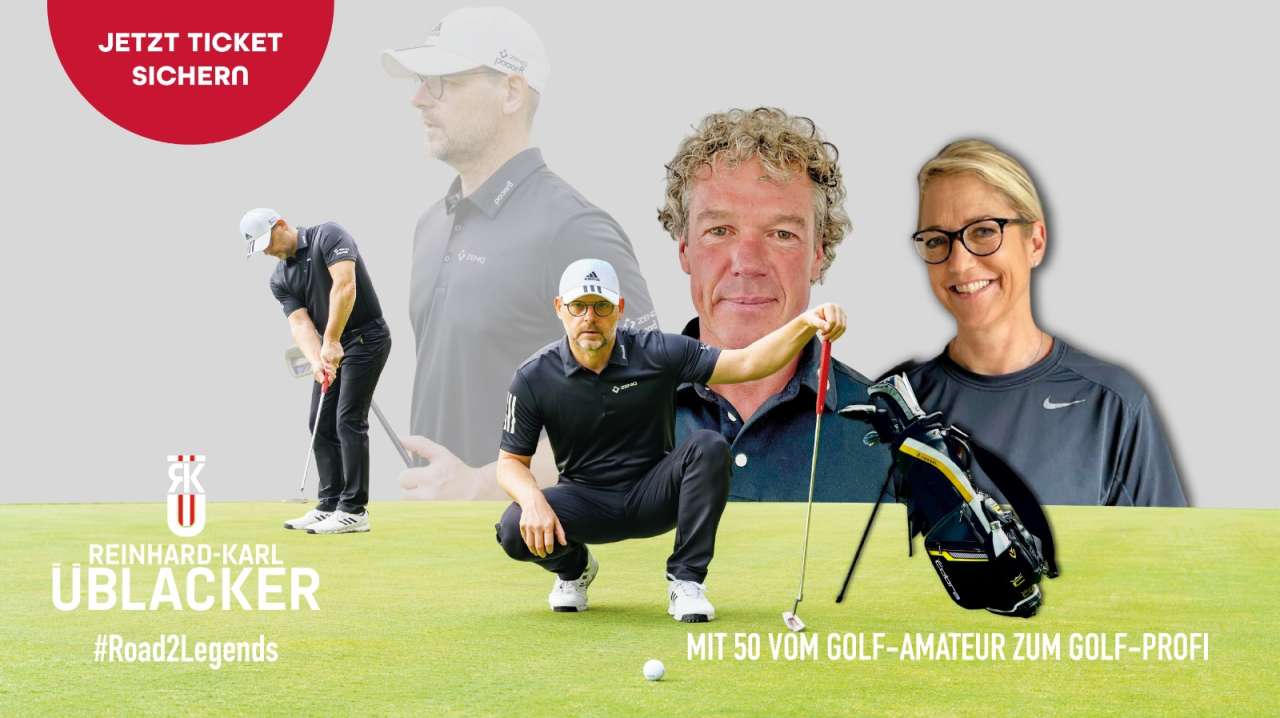 Werde Teil einer spektakulären Reise! Sichere dir jetzt dein Ticket und sei live beim Training mit zwei ehemaligen Bundestrainern dabei, die mich auf meinem Weg vom Amateur zur Legends Tour unterstützen.