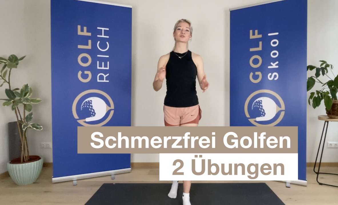 [Video] Golf Beweglichkeitstraining: schmerzfrei Golfen durch 2 Übungen