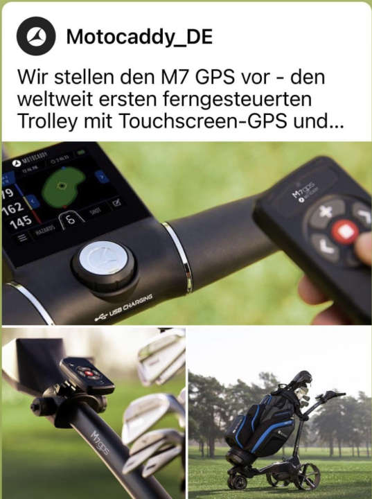 Mein Praxisbericht /- Test zum Motocaddy M7 GPS