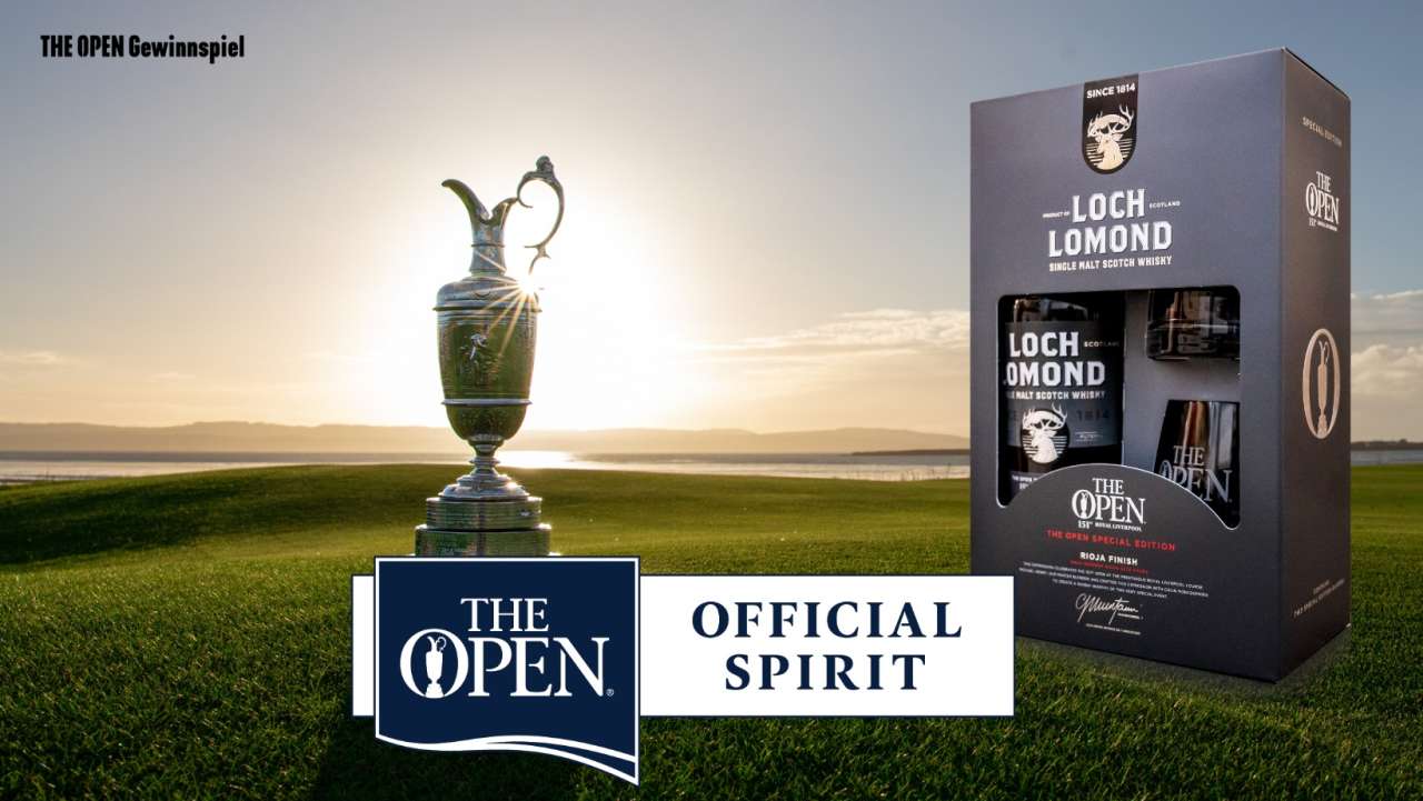 Deine Chance auf einen von drei THE OPEN Special Edition Whisky von Loch Lomond