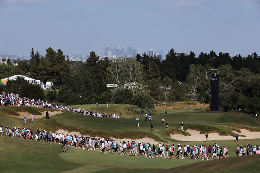 US Open 2039 im LA Country ClubSo richtig begeistert waren die Fans bei der 2023 Ausgabe vom "zu leichten" LA Country Club nicht. Bleibt abzuwarten, was man 2039 als Herausforderung vorbereitet