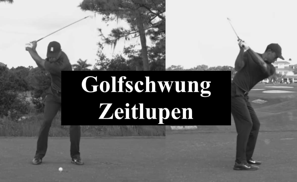 Golfschwung Zeitlupen der Profis - Eisen und Driver
