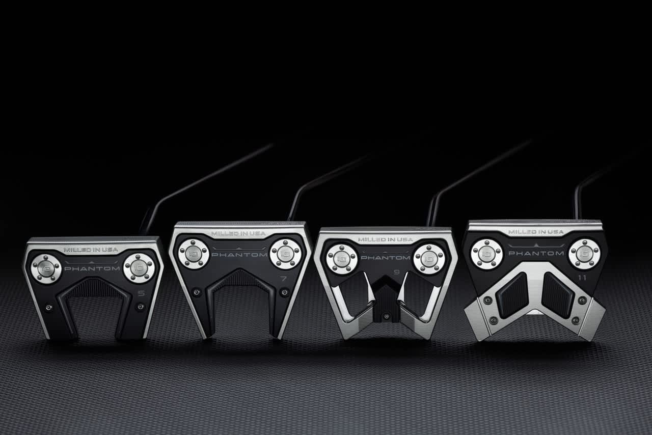 The Phantom Putter 2024 comes in four different head shapes and a variety of shaft options to meet the needs of different swing types.(Photo: Scotty Cameron)