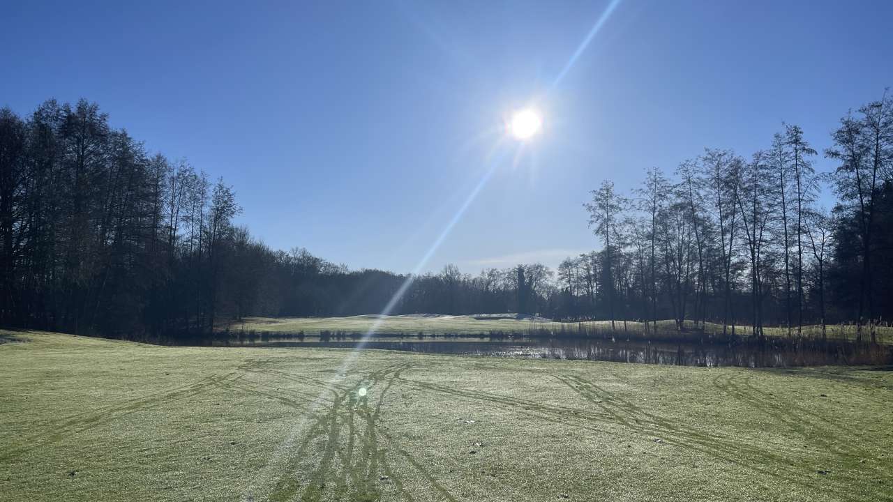 Im Winter auf Sommergrüns