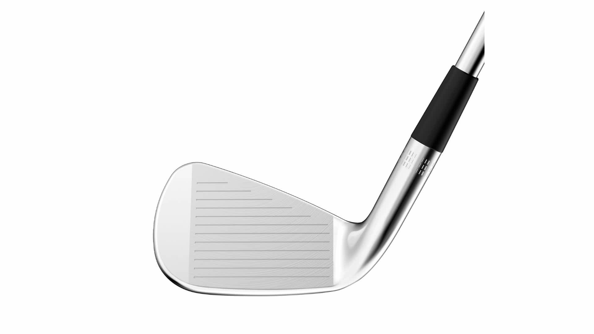 Die geschmiedete Kohlenstoffstahl-Schlagfläche gibt ein gutes Feedback im Treffmoment. (Foto: Wilson)