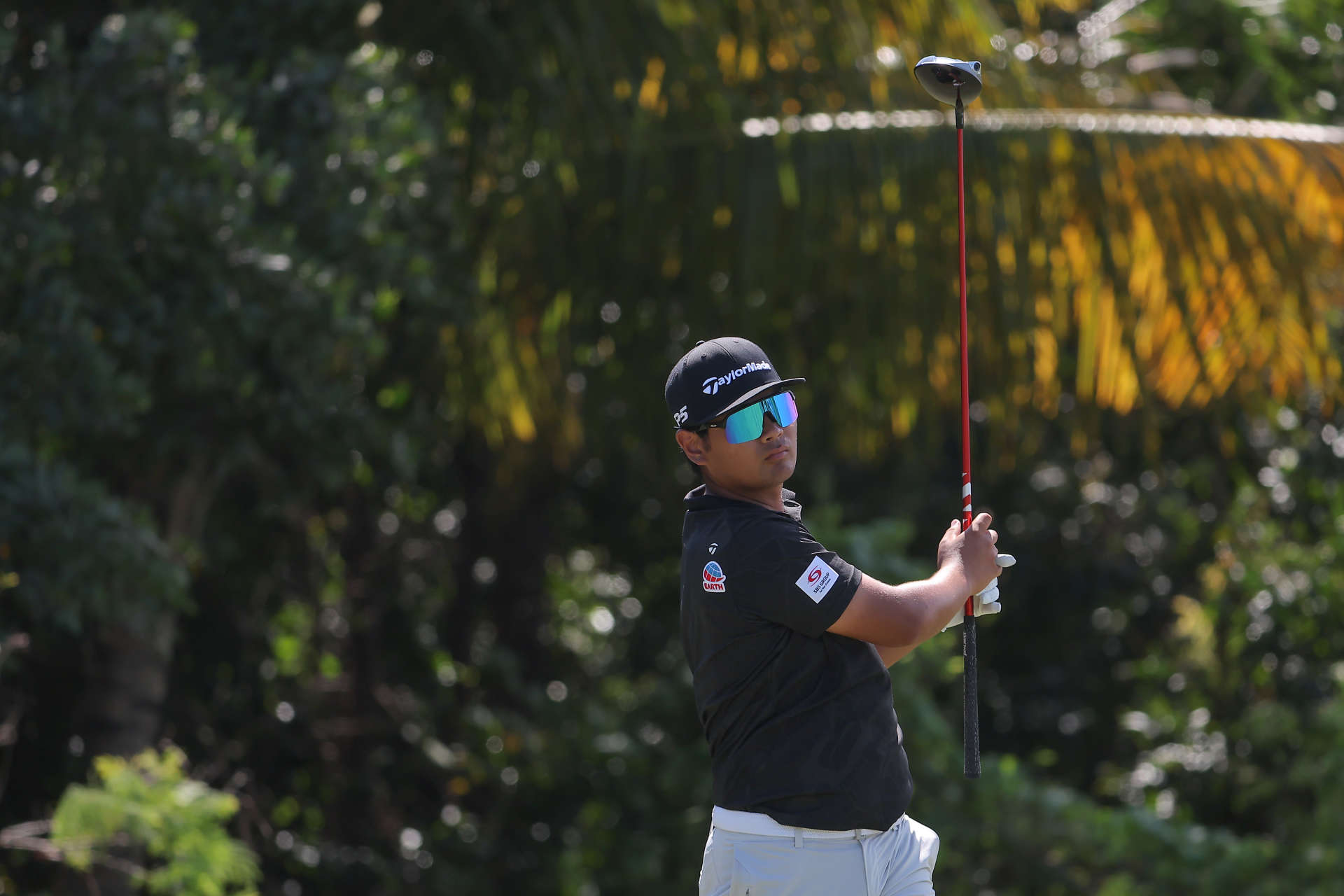 RIO GRANDE, PUERTO RICO - MARCH 09: Ryo Hisatsune of Japan plays his shot from the seventh tee during the third round of the Puerto Rico Open at Grand Reserve Golf Club on March 09, 2024 in Rio Grande, Puerto Rico. (Photo by Jonathan Bachman/Getty Images)