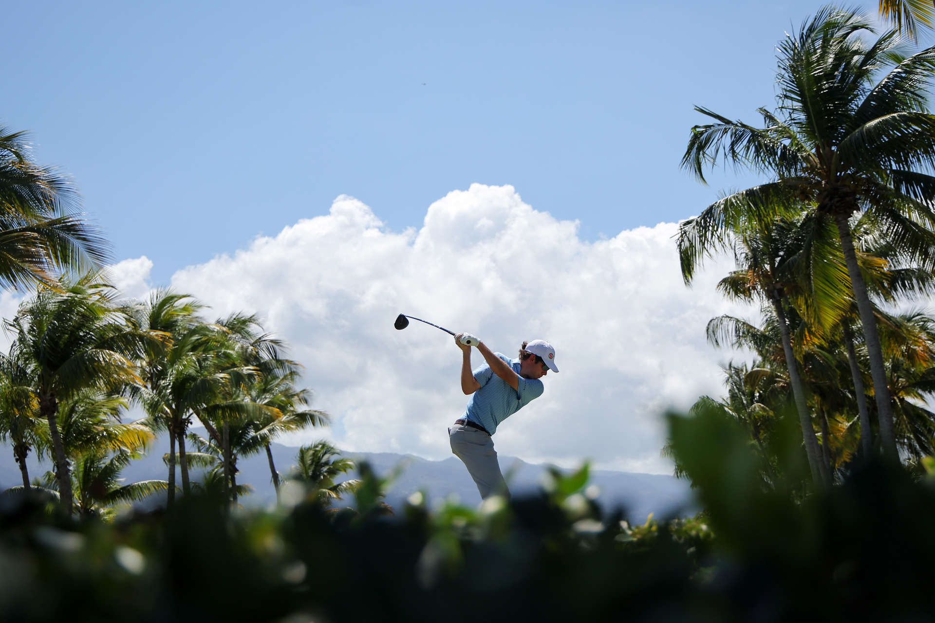 RIO GRANDE, PUERTO RICO - MARCH 09: Brandt Snedeker of the United States plays his shot from the second tee during the third round of the Puerto Rico Open at Grand Reserve Golf Club on March 09, 2024 in Rio Grande, Puerto Rico. (Photo by Jonathan Bachman/Getty Images)