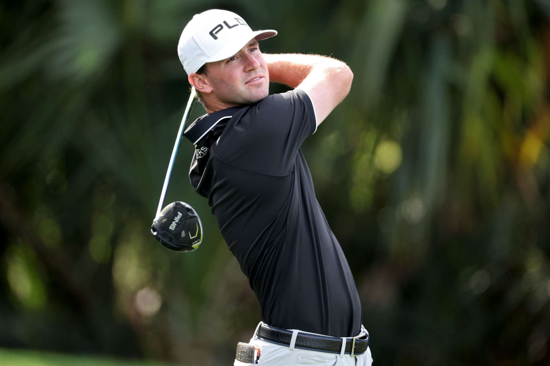 Austin Eckroat
Alter: 25
Herkunftsland: USA
Bisherige Masters-Teilnahmen: 1
Qualifiziert als: PGA-Tour-Sieger, Top-50 OWGR Ende 2024(Foto: Getty)
