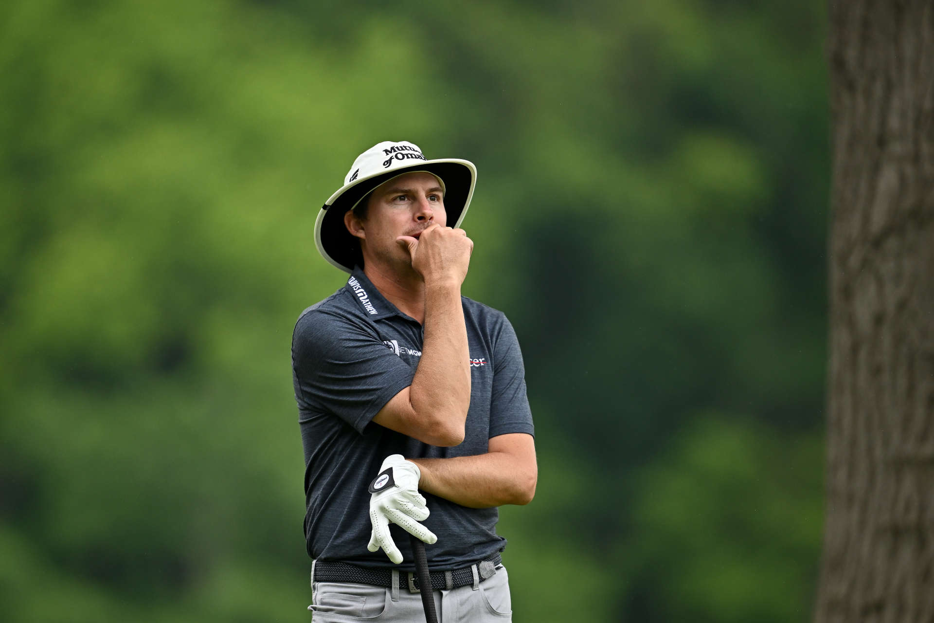 HAMILTON, ONTARIO - JUNE 02: Joel Dahmen of the United States watches his shot from the fourth tee during the final round of the RBC Canadian Open at Hamilton Golf & Country Club on June 02, 2024 in Hamilton, Ontario, Canada. (Photo by Minas Panagiotakis/Getty Images)