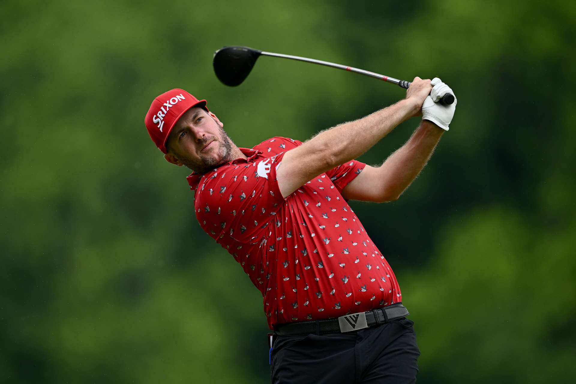 HAMILTON, ONTARIO - JUNE 02: Taylor Pendrith of Canada plays his shot from the fourth tee during the final round of the RBC Canadian Open at Hamilton Golf & Country Club on June 02, 2024 in Hamilton, Ontario, Canada. (Photo by Minas Panagiotakis/Getty Images)
