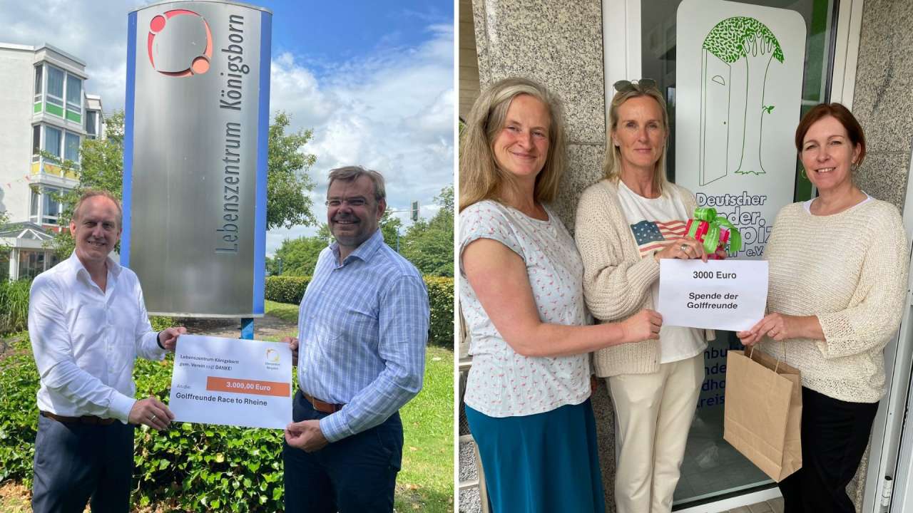 Golffreunde spenden 6000 Euro