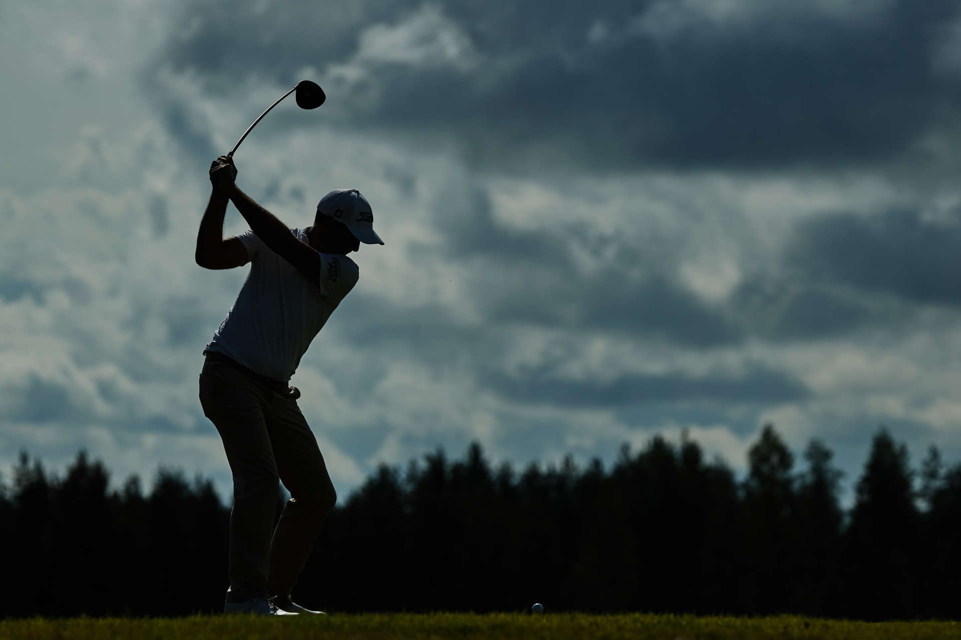 VIERUMAKI, FINLAND - AUGUST 17: Julien Quesne of France drives on day three of the Vierumaki Finnish Challenge supported by Finnish Golf Union 2024 at Vierumäki Resort on August 17, 2024 in Vierumaki, Finland. (Photo by Joosep Martinson/Getty Images)