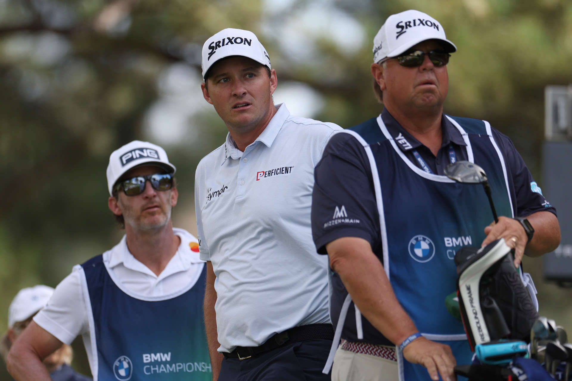 CASTLE ROCK, COLORADO - AUGUST 24: Sepp Straka of Austria follows his shot from the second tee during the third round of the BMW Championship at Castle Pines Golf Club on August 24, 2024 in Castle Rock, Colorado. (Photo by Harry How/Getty Images)