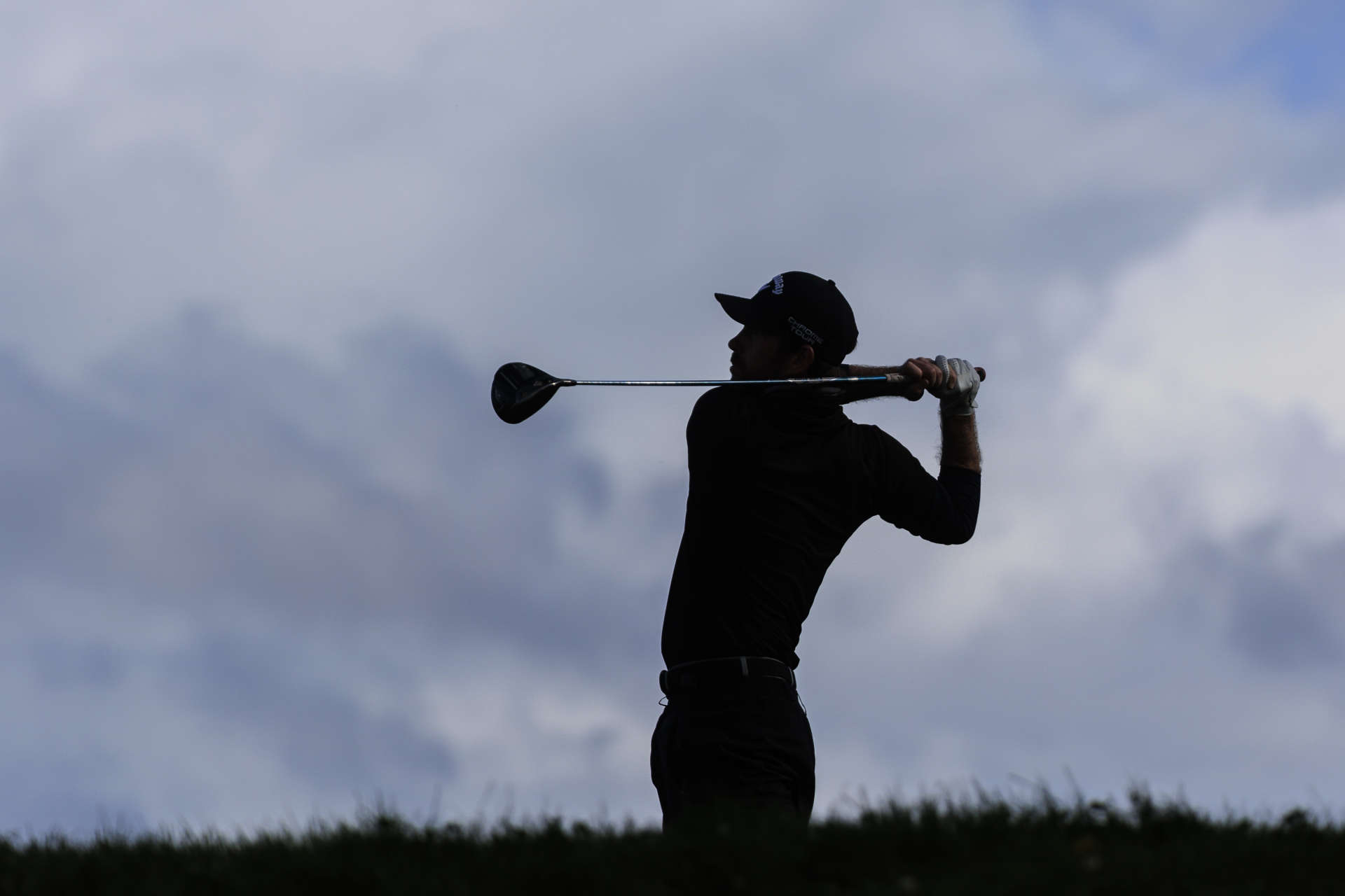 FOLGENSBOURG, FRANCE - SEPTEMBER 27: Robin Sciot- Siegrist of France tees of at the second tee on day two of the Swiss Challenge 2024 at Golf Saint Apollinaire on September 27, 2024 in Folgensbourg, France. (Photo by Jan Hetfleisch/Getty Images)