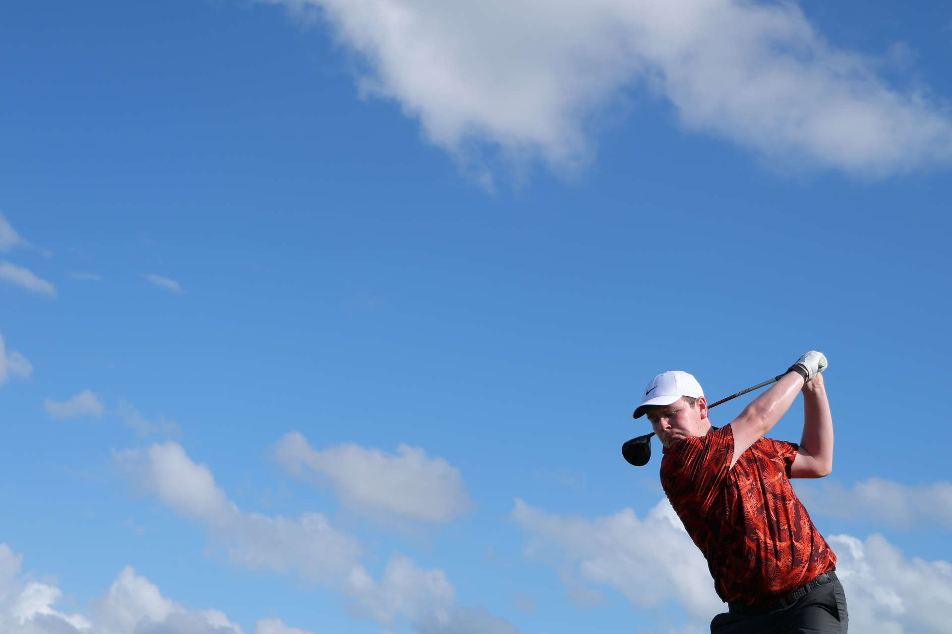 NASSAU, BAHAMAS - DECEMBER 07: Robert MacIntyre of Scotland plays his shot from the 13th tee during the third round of the Hero World Challenge 2024 at Albany Golf Course on December 07, 2024 in Nassau, Bahamas. (Photo by Kevin C. Cox/Getty Images)