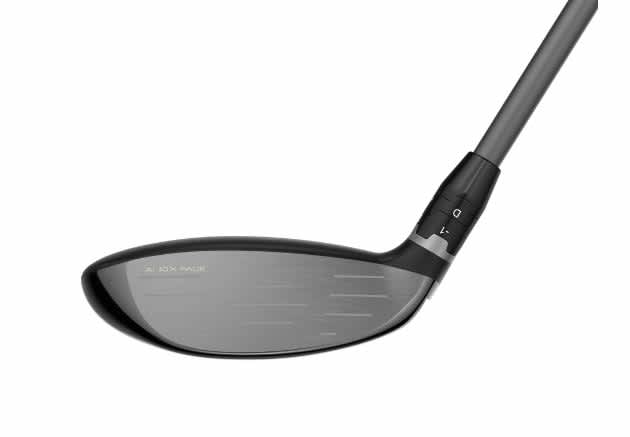 Die Schlagfläche des Callaway Elyte Fairwayholzes mit der neuen Ai10x Face-Technologie. (Foto: Callaway)