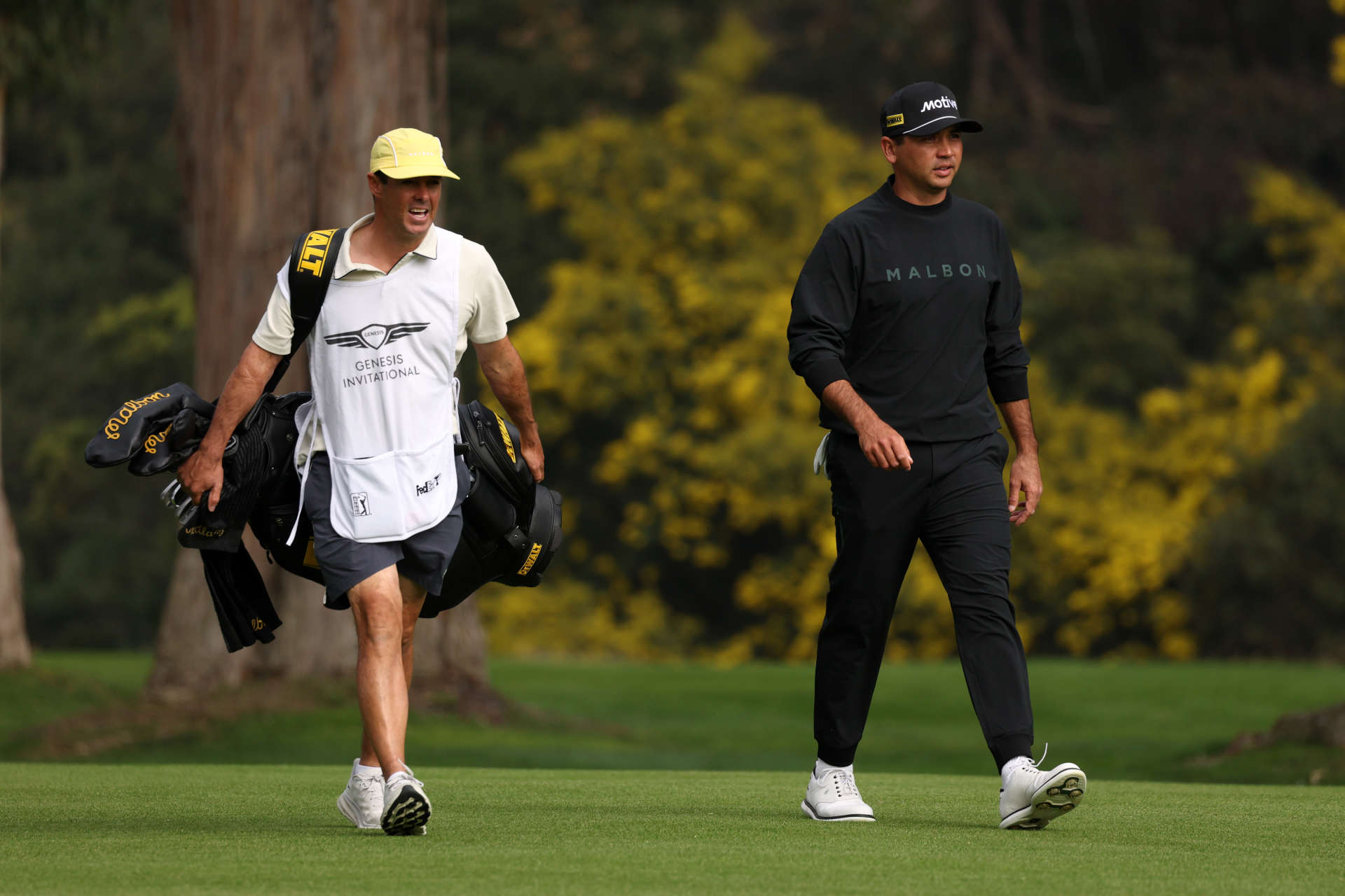PACIFIC PALISADES, CALIFORNIA - FEBRUARY 17: Jason Day of Australia walks on the 13th hole during the third round of The Genesis Invitational at Riviera Country Club on February 17, 2024 in Pacific Palisades, California. (Photo by Harry How/Getty Images)