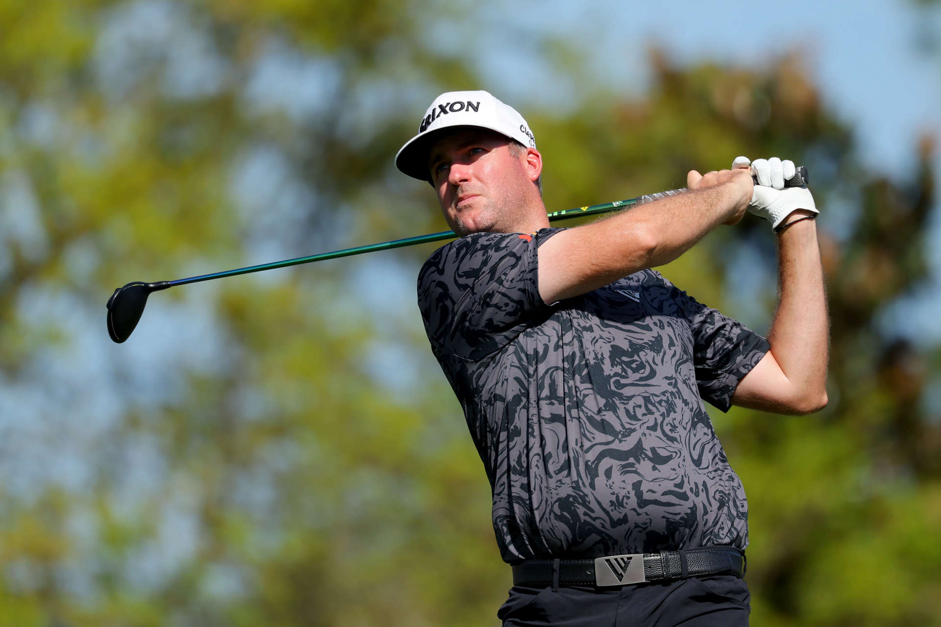 PONTE VEDRA BEACH, FLORIDA - MARCH 14: Taylor Pendrith of Canada plays his shot from the fourth tee during the first round of THE PLAYERS Championship on the Stadium Course at TPC Sawgrass on March 14, 2024 in Ponte Vedra Beach, Florida. (Photo by Kevin C. Cox/Getty Images)