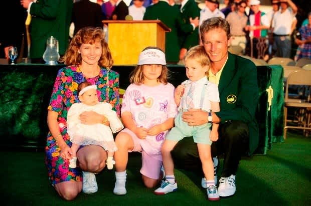 1993 - Familienfoto mit zweiten Green Jacket
