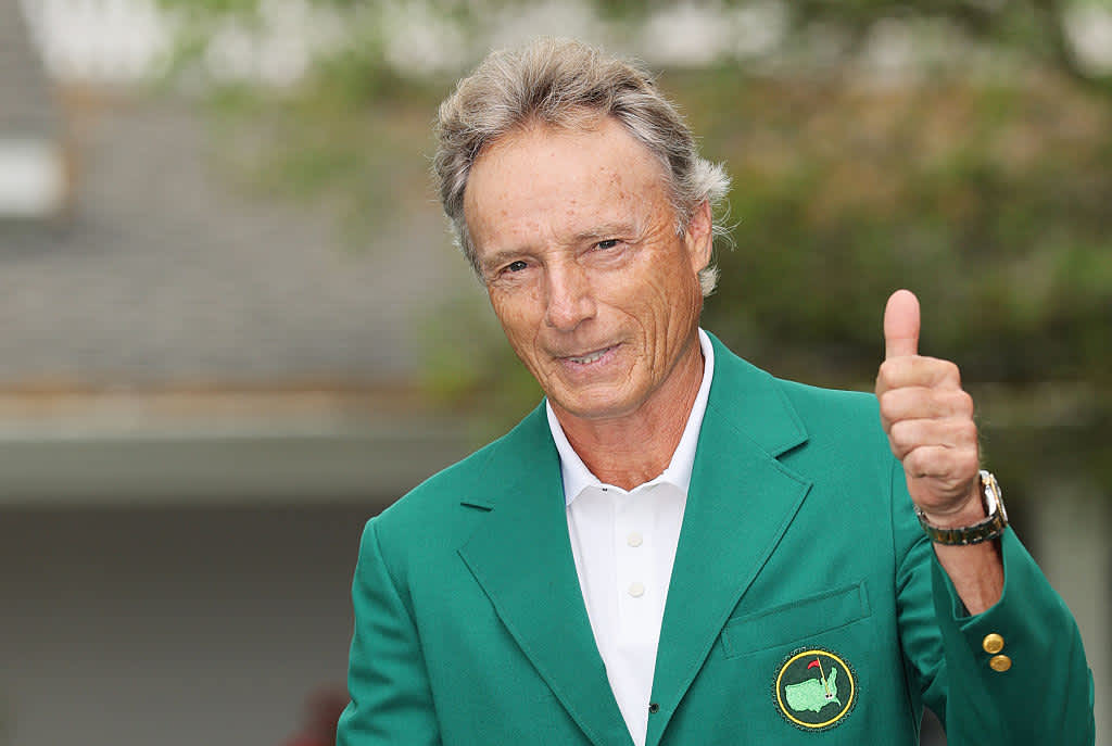 Bernhard Langer vor dem Turnierstart.