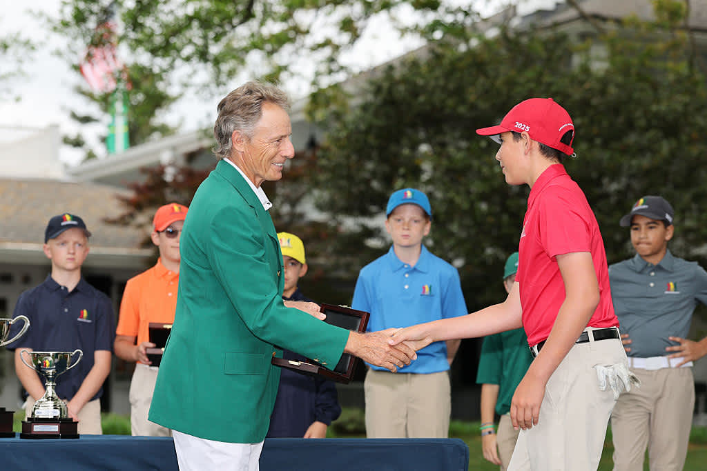 Bei der Drive, Chip and Putt Championship.