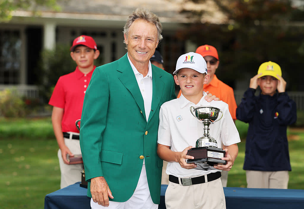 Bei der Drive, Chip and Putt Championship.