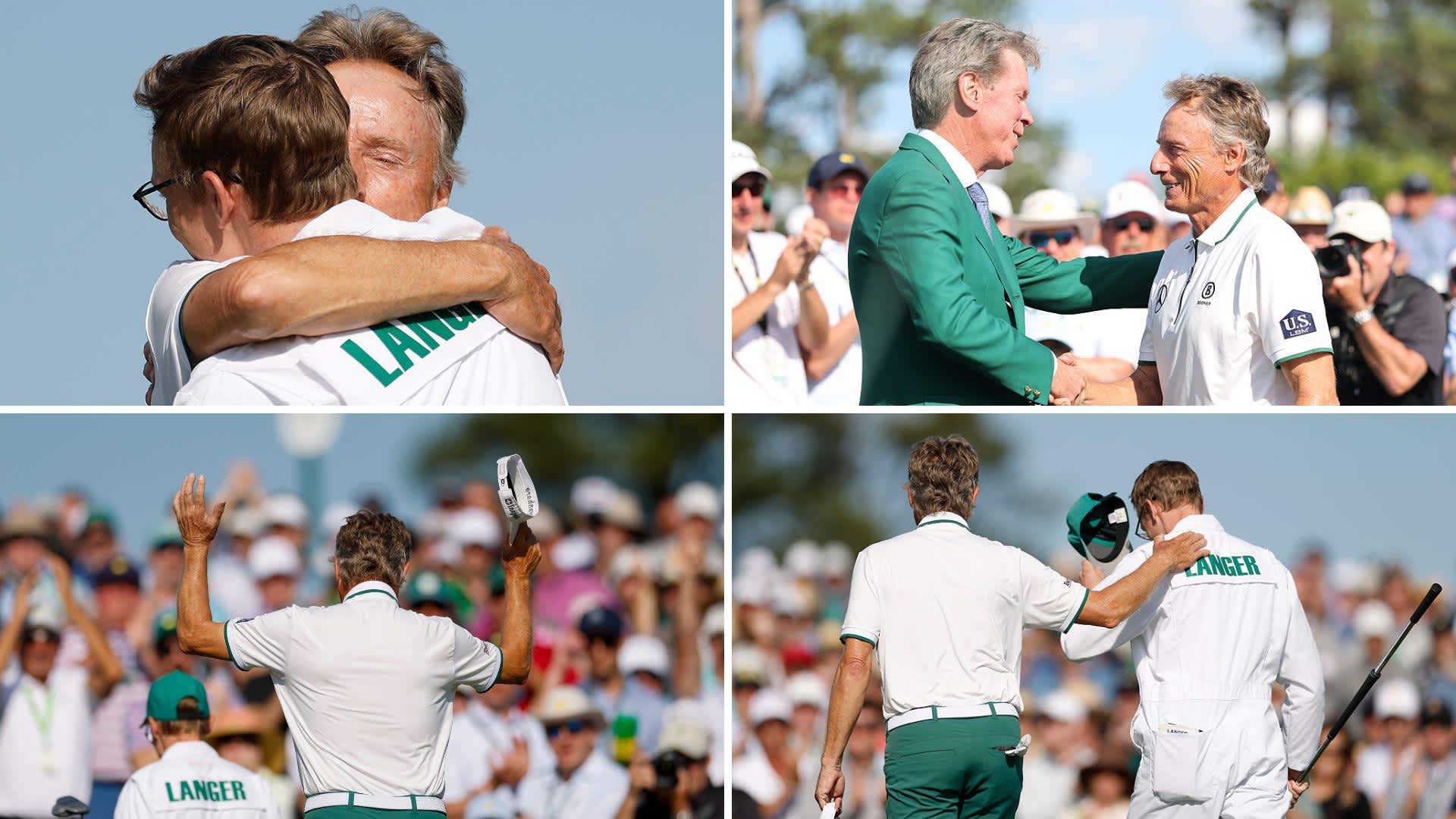 Bernhard Langer - Die bewegendsten Bilder seines Abschieds vom Masters