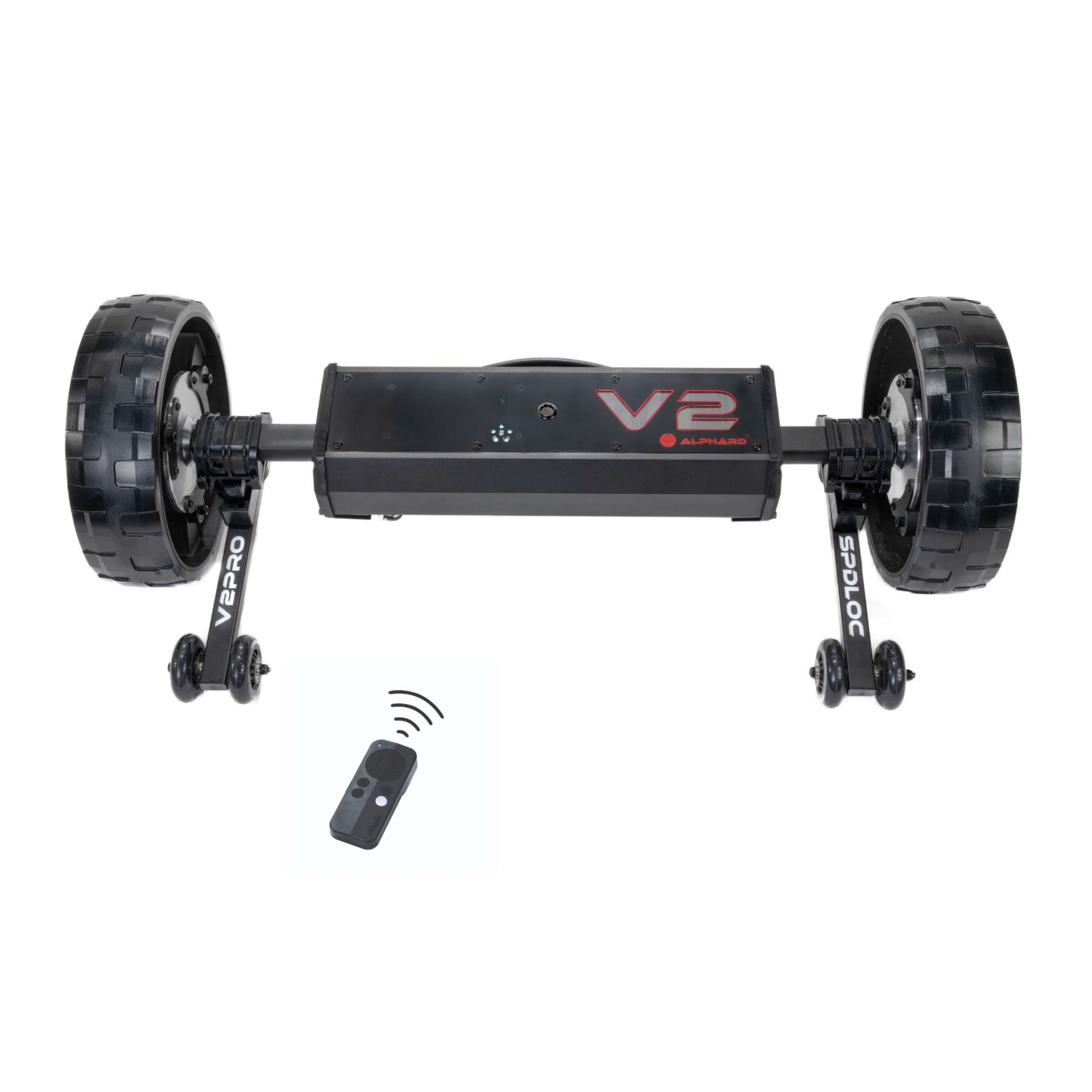 Der Club Booster V2Pro ist mit einer Fernsteuerung zu bedienen. (Foto: Alphard Golf)