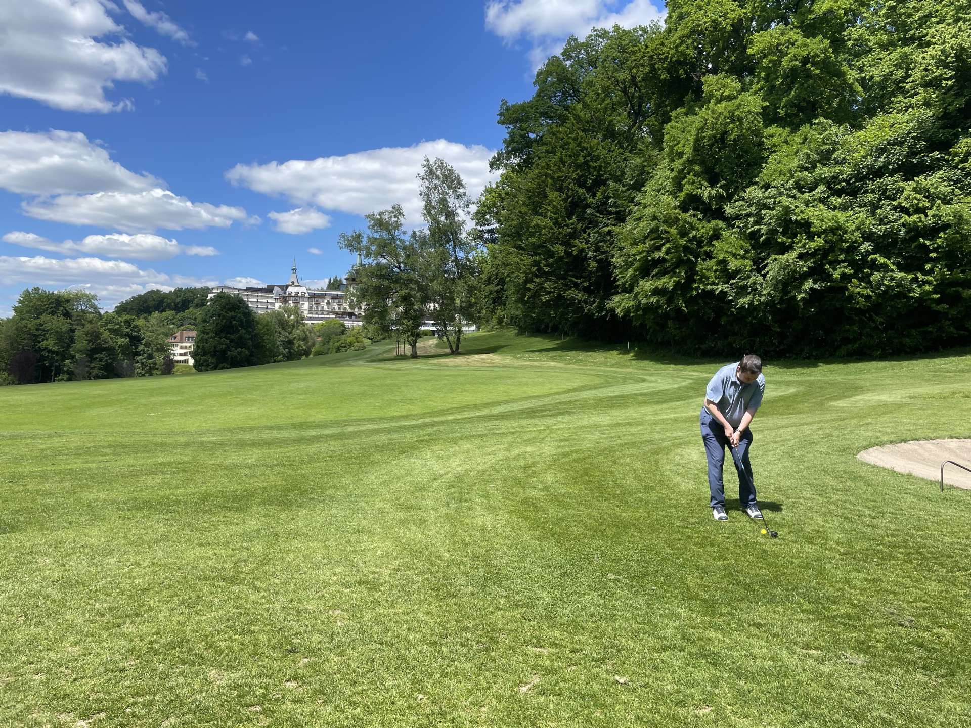 Hier drei Bilder beim Putten.