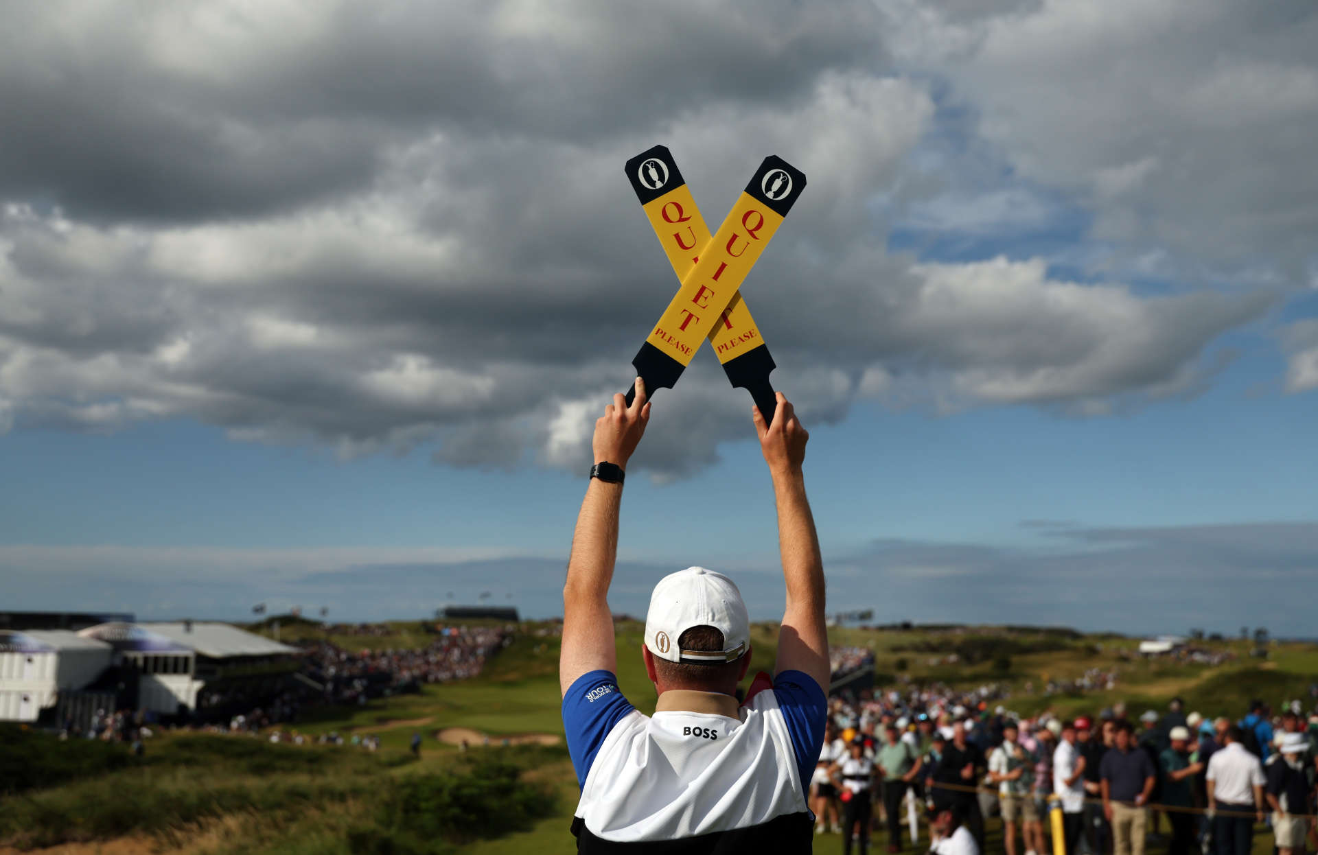 PORTRUSH, NORTHERN IRELAND - JULY 19: A view oth the 13th hole during Day Three of The 153rd Open Championship at Royal Portrush Golf Club on July 19, 2025 in Portrush, Northern Ireland. (Photo by Luke Walker/Getty Images for HSBC)