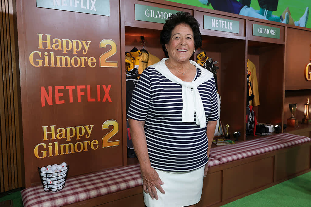 NEW YORK, NEW YORK - JULY 21: Nancy Lopez attends the Happy Gilmore 2 World Premiere at Jazz at Lincoln Center on July 21, 2025 in New York City. (Photo by Mike Coppola/Getty Images for Netflix)