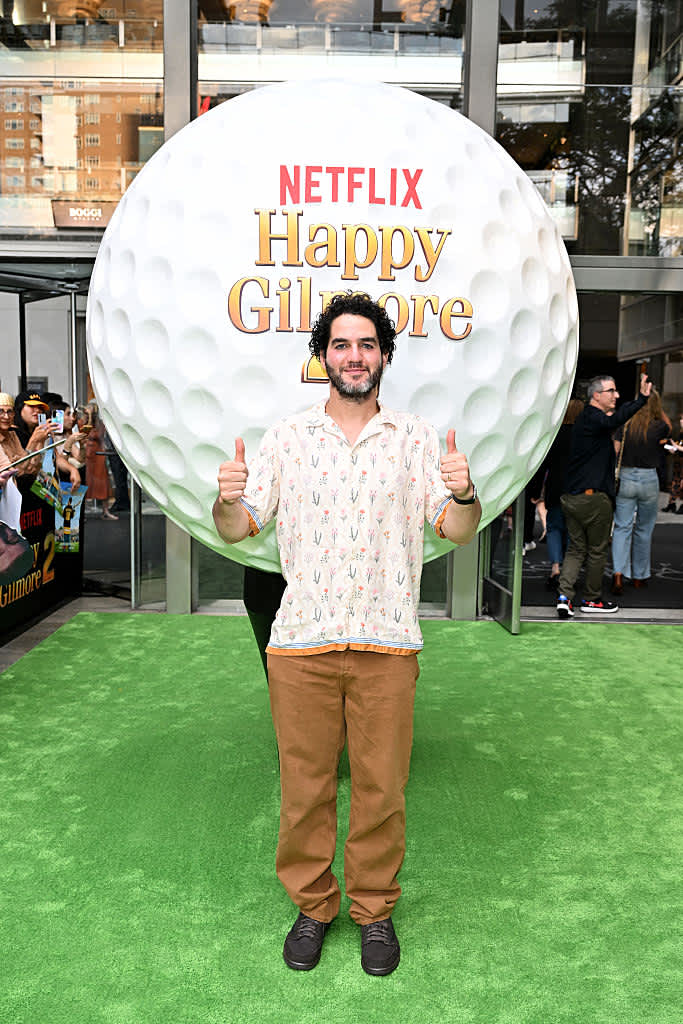 NEW YORK, NEW YORK - JULY 21: Benny Safdie attends the Happy Gilmore 2 World Premiere at Jazz at Lincoln Center on July 21, 2025 in New York City. (Photo by Roy Rochlin/Getty Images for Netflix)
