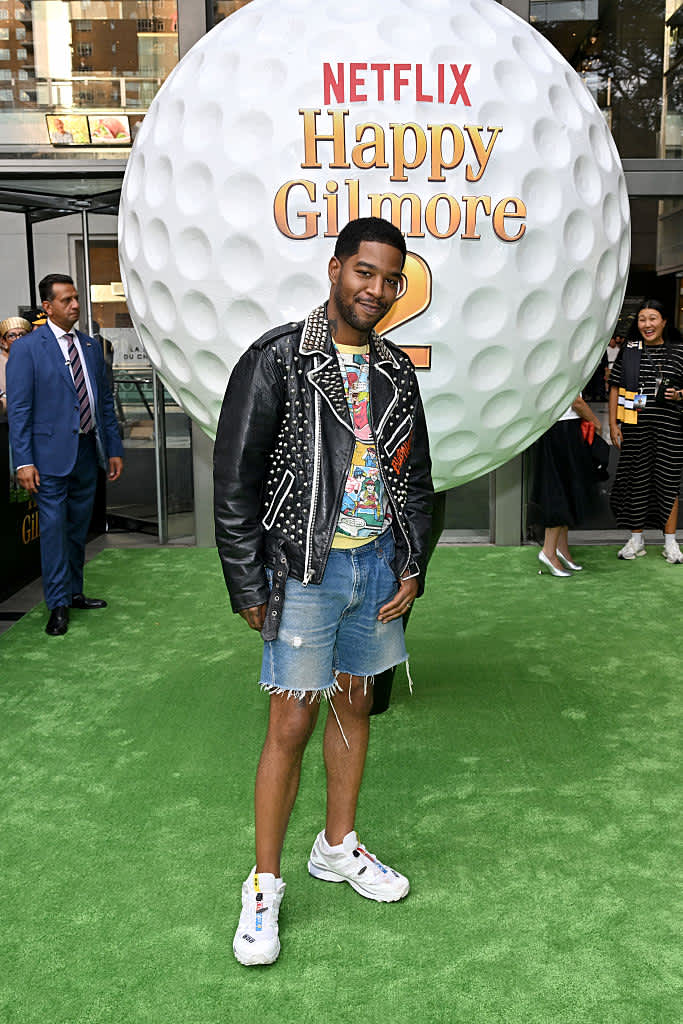 NEW YORK, NEW YORK - JULY 21: Kid Cudi attends the Happy Gilmore 2 World Premiere at Jazz at Lincoln Center on July 21, 2025 in New York City. (Photo by Roy Rochlin/Getty Images for Netflix)