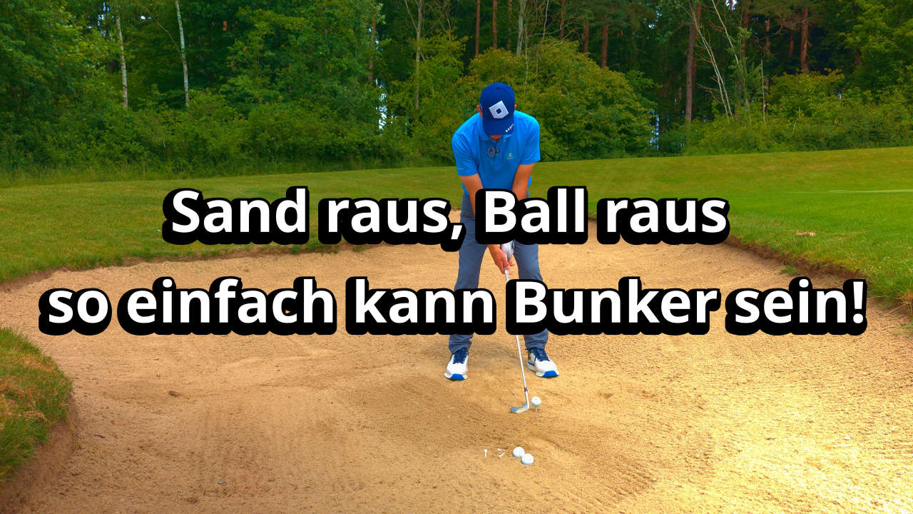 Besser aus dem Bunker: Zwei einfache Übungen für mehr Gefühl im Sand