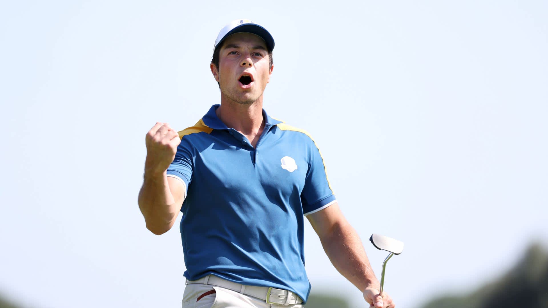 Viktor Hovland
Alter: 27
Ryder Cup Ranking: Captain's Pick
Bisherige Teilnahmen: 2021, 2023
Bilanz: 3 - 4 - 3