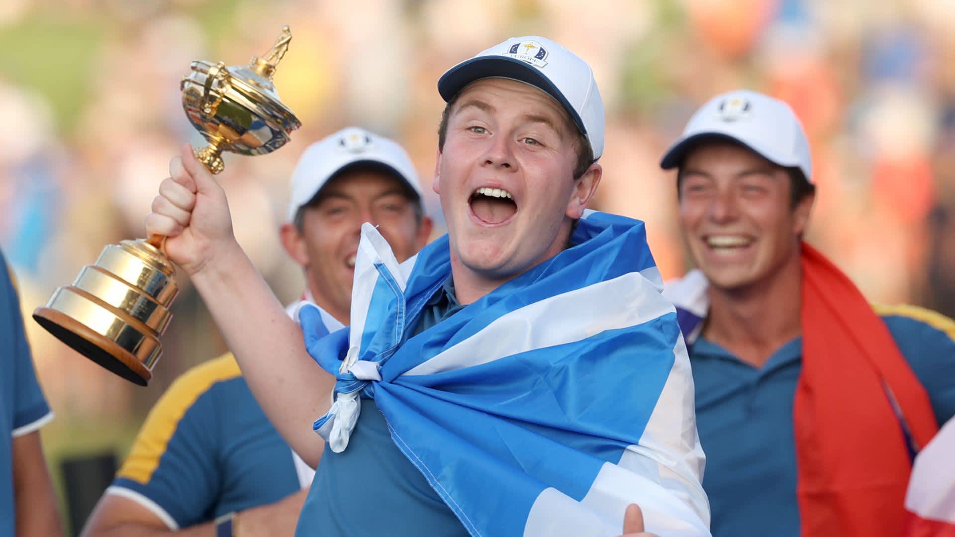 Robert MacIntyre
Alter: 29
Ryder Cup Ranking: 2
Bisherige Teilnahmen: 2023
Bilanz: 2 - 0 - 1