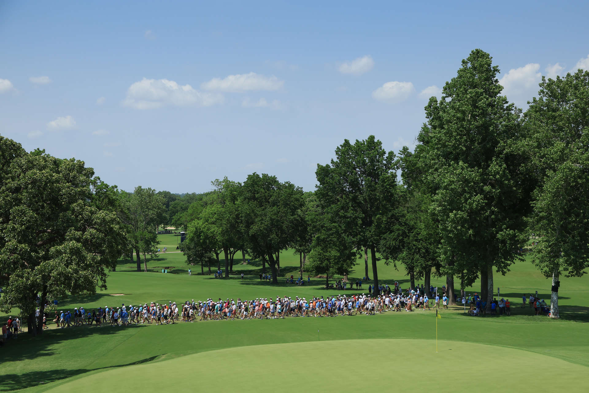 PGA Championship 2032 auf dem Southern Hills Country ClubDer Southern Hills Country Club in Tulsa, Oklahoma erfreut sich bei der Auswahl als Austragungsort größter Beliebtheit bei der PGA Championship. Bereits 1970, 1982, 1994, 2007 und 2022 war der Golfplatz Ausrichter dieses Majors. Kein anderer Platz wurde so häufig für die PGA Championship ausgewählt.(Foto: Getty)