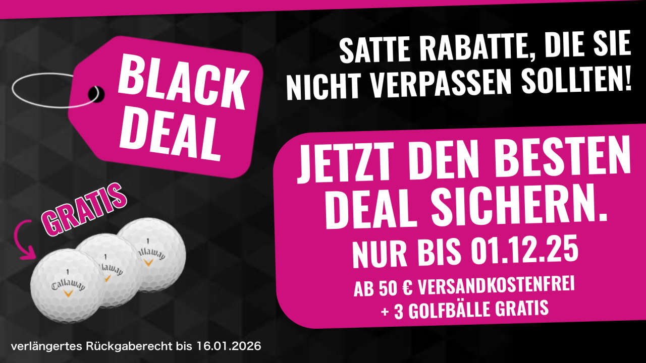 Black Week: Starke Deals bei planetgolf