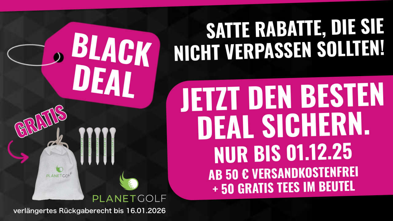 Black Week: Starke Deals bei planetgolf