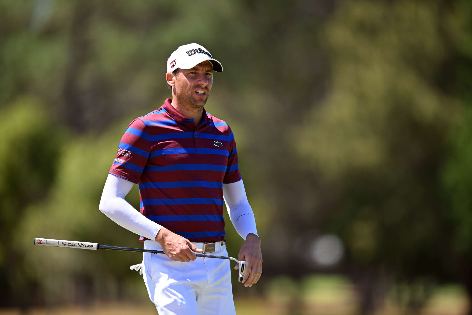 CAPE TOWN, SOUTH AFRICA - FEBRUARY 11: Benjamin Hebert of France walks off from the seventh green during day four of the Bain's Whisky Cape Town Open at Royal Cape Golf Club on February 11, 2024 in Cape Town, South Africa. (Photo by Johan Rynners/Getty Images)