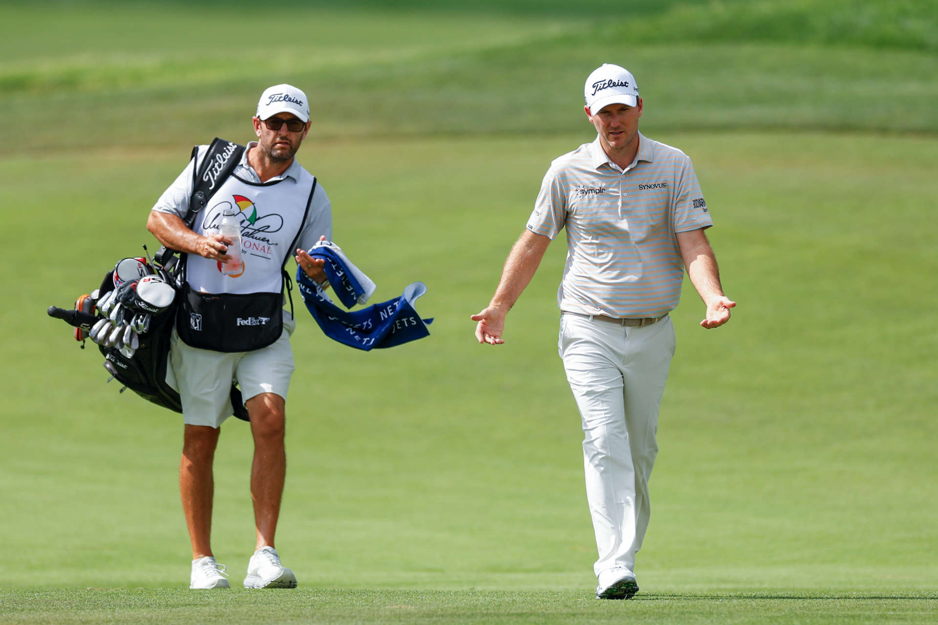 ORLANDO, FLORIDA - MARCH 09: Russell Henley of the United States walksthe fifth hole during the third round of the Arnold Palmer Invitational presented by Mastercard at Arnold Palmer Bay Hill Golf Course on March 09, 2024 in Orlando, Florida. (Photo by Mike Ehrmann/Getty Images)