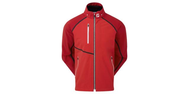 Men's Reflex Golf Jacket In Red, Wind Protection