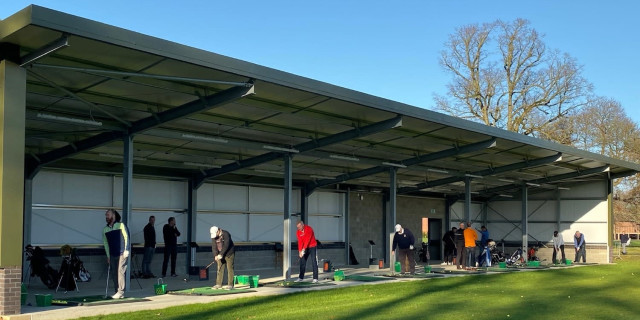 Busy Driving Range