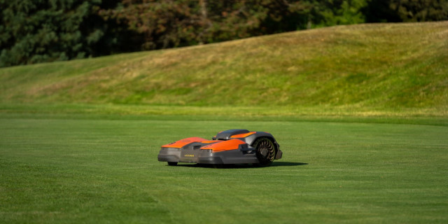 Autonomous mowers are being used to get The Belfry ready for the British Masters